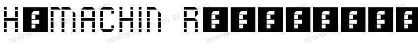 H_MACHIN Regular字体转换